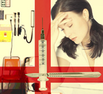 Painful Tested Woman